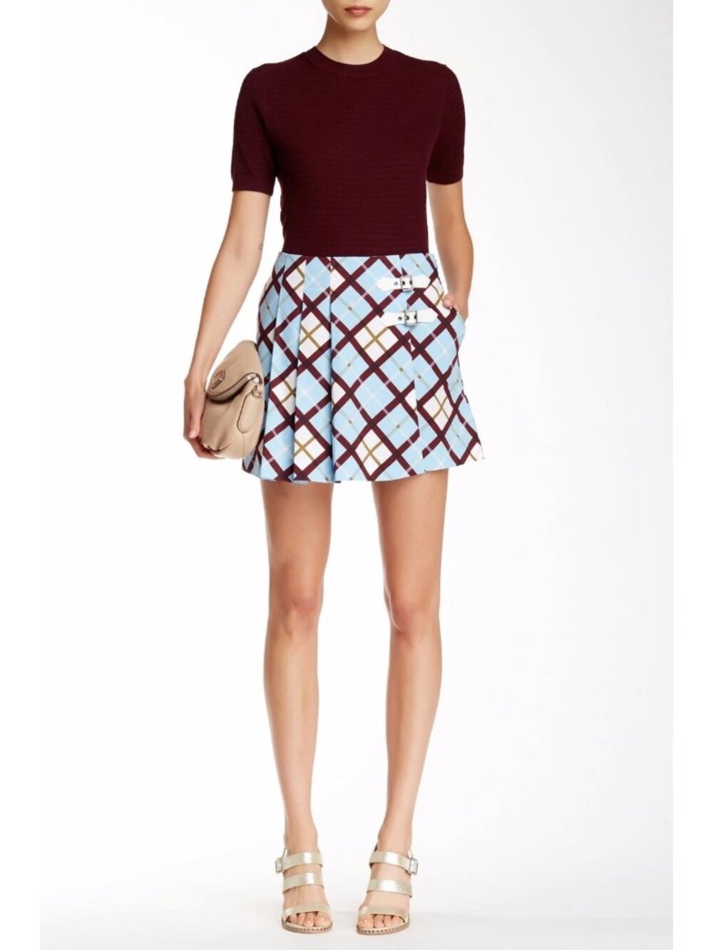 Marc by Marc Jacobs Schoolgirl‎ Plaid Pleated Mini Size 8